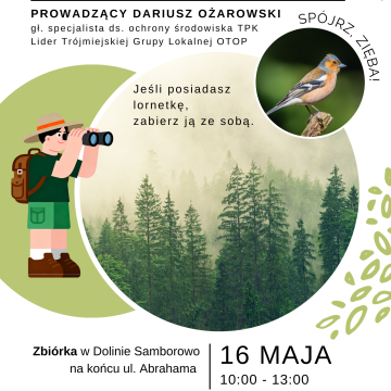 Wycieczka ornitologiczna do Doliny Samborowo Grafika Wycieczka ornitologiczna do Doliny Samborowo